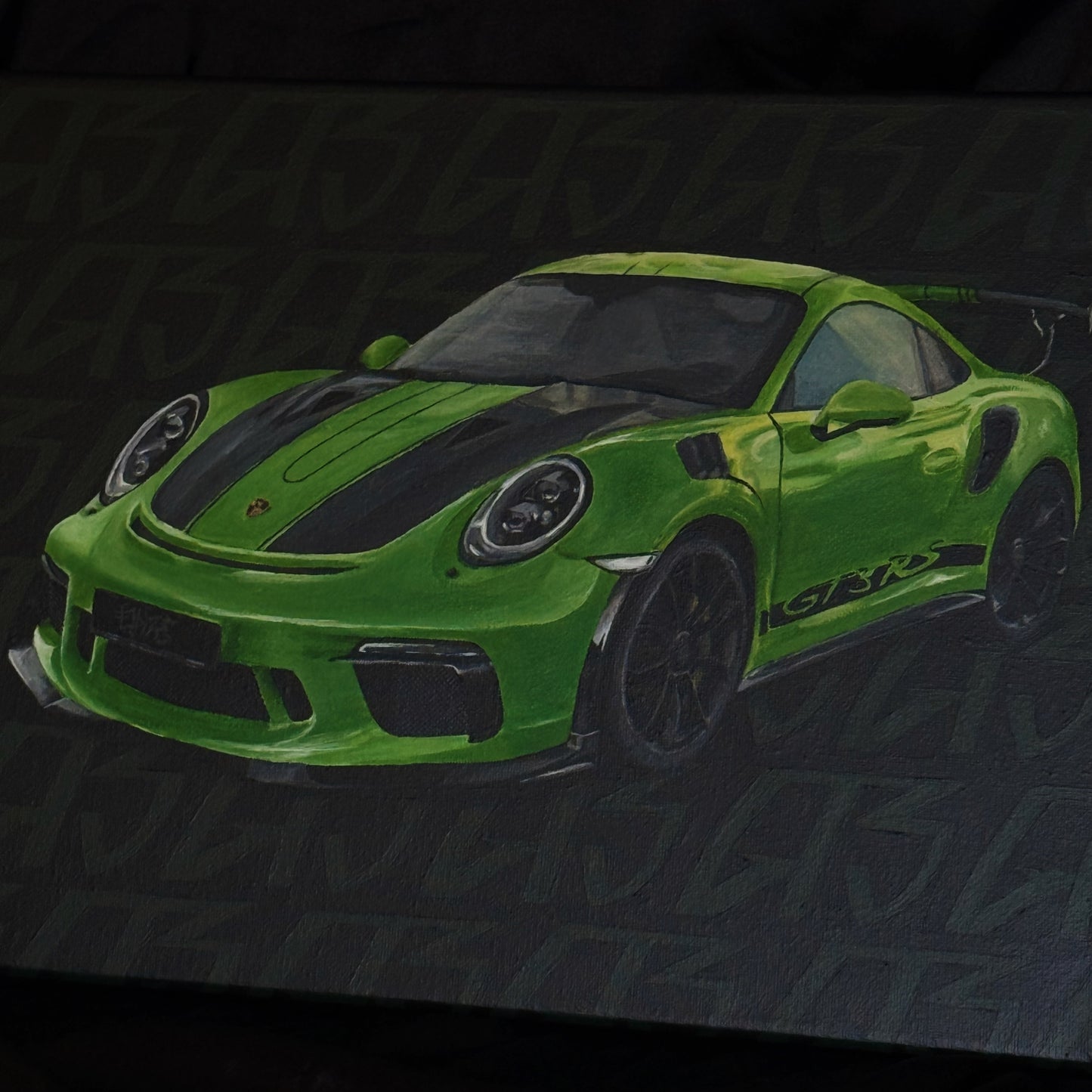 Porsche Study-Original Canvas