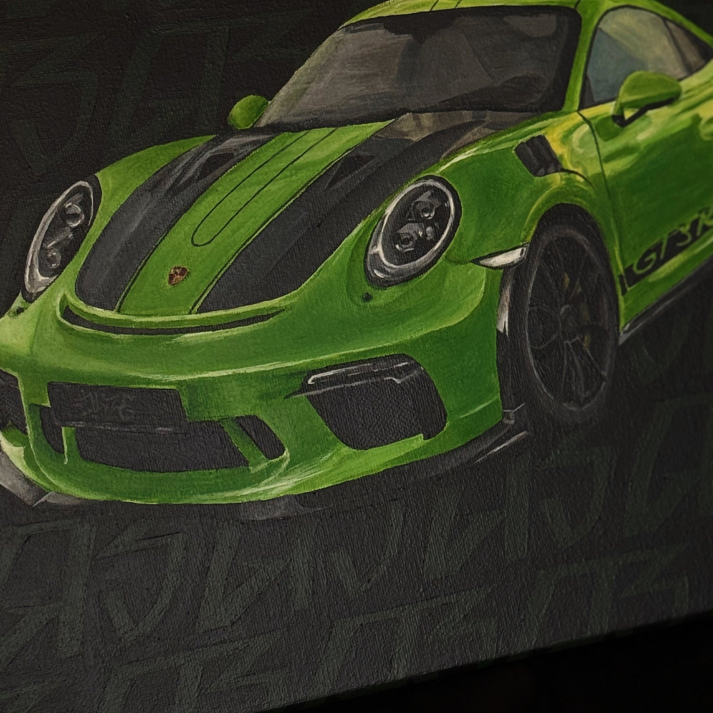 Porsche Study-Original Canvas